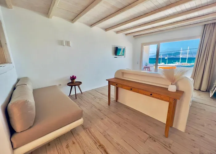 Enosis - Poseidon Full Sea View アパート Agia Anna (Naxos)